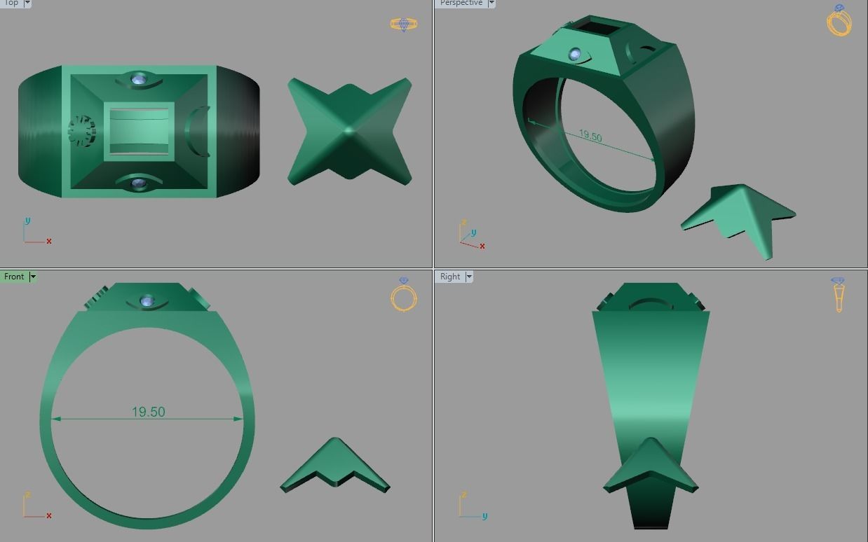 The Symbolic Elegance Unveiling the Meaning Behind Masonic Rings 3D print model_6
