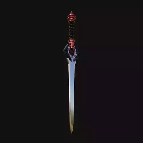 Digital Dragonblade Ferocious 3D Model Sword for Virtual Dragons