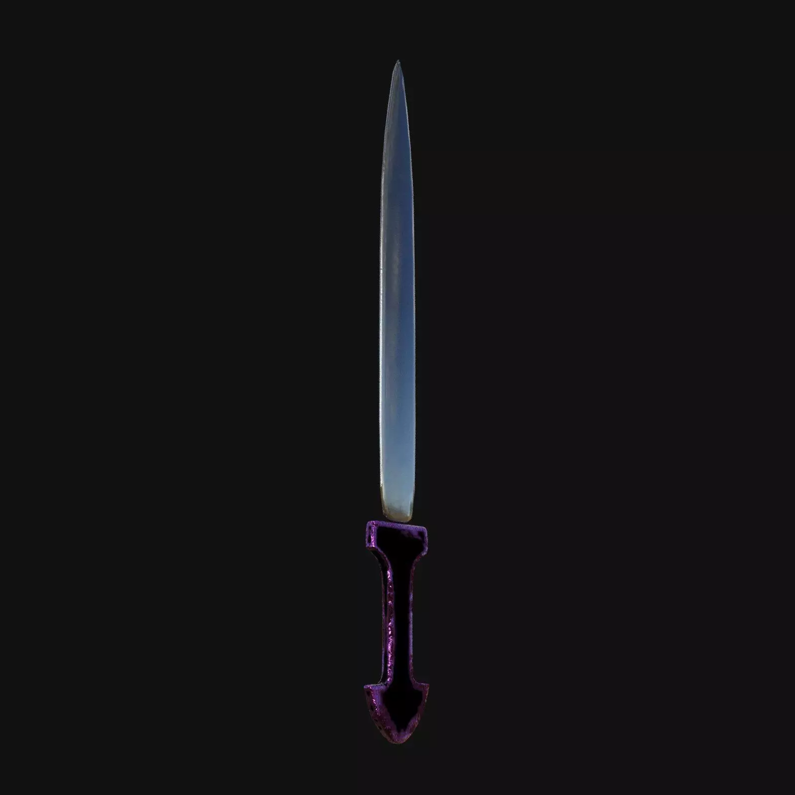 Chrono Crusader Time Bending 3D Model Sword for Digital Adventur 3D model_0