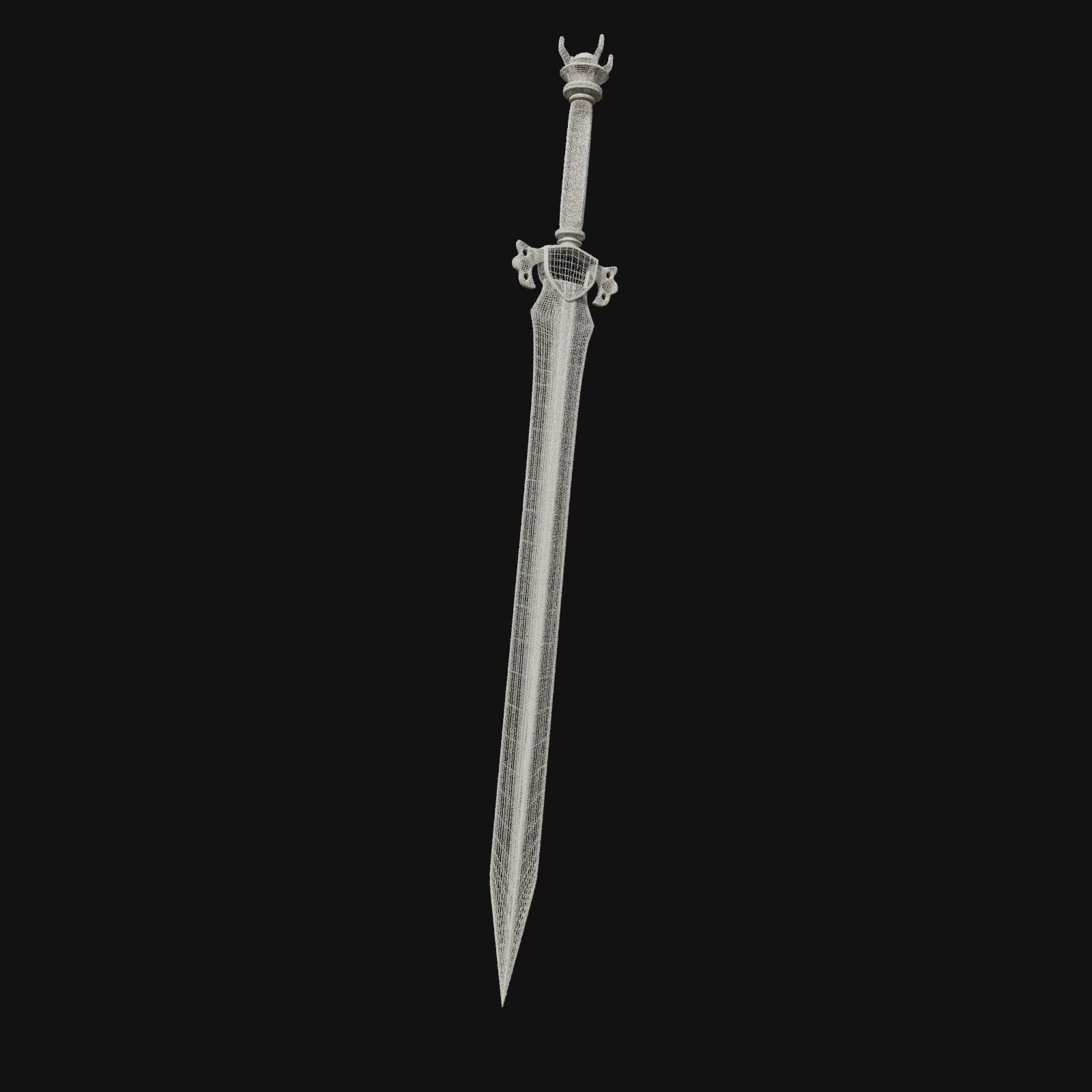 Cybernetic Claymore Robust 3D Model Sword for Digital Knights 3D model_5