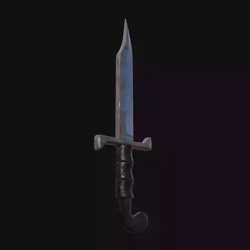 Chrono Crusader Time Bending 3D Model Sword for Digital Adventur