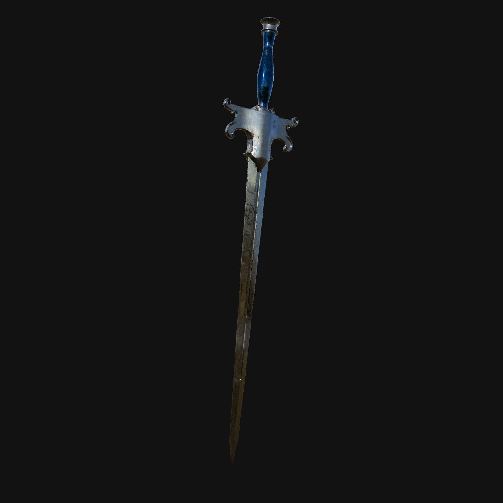 Cybernetic Claymore Robust 3D Model Sword for Digital Knights 3D model_3