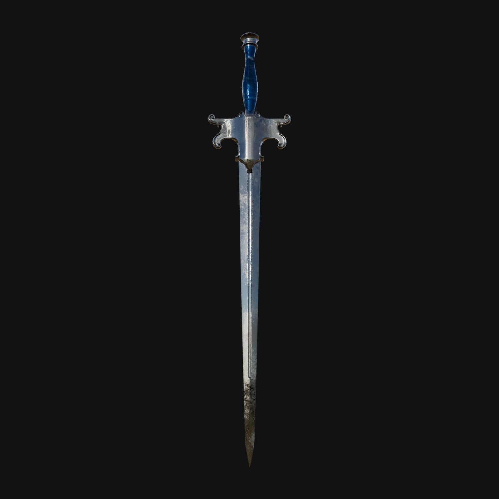 Cybernetic Claymore Robust 3D Model Sword for Digital Knights 3D model_2