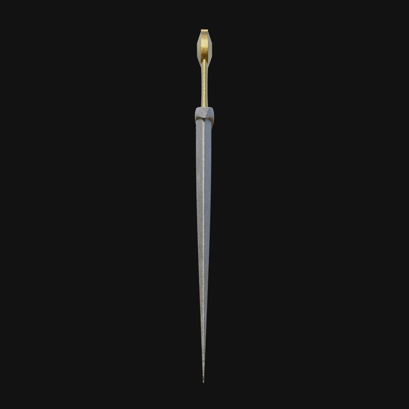 Digital Dragonfang Ferocious 3D Model Sword for Virtual Dragonsl 3D model_7