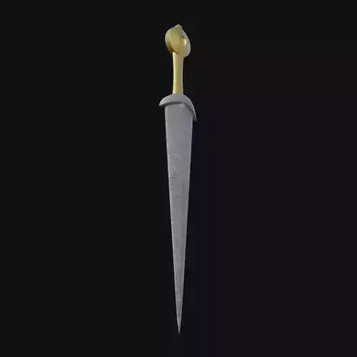 Digital Dragonfang Ferocious 3D Model Sword for Virtual Dragonsl