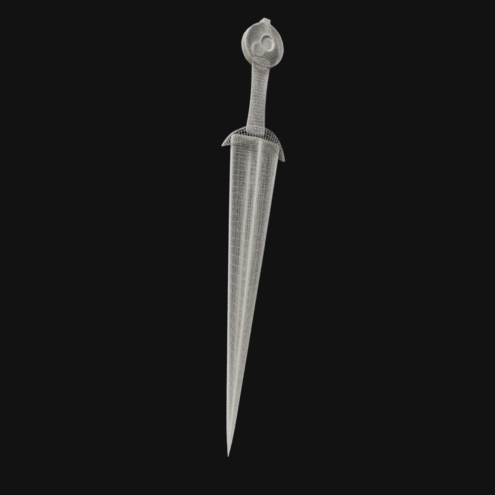 Digital Dragonfang Ferocious 3D Model Sword for Virtual Dragonsl 3D model_9