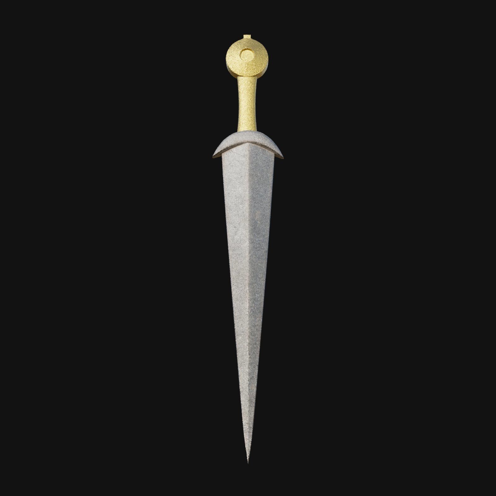 Digital Dragonfang Ferocious 3D Model Sword for Virtual Dragonsl 3D model_2