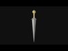 Digital Dragonfang Ferocious 3D Model Sword for Virtual Dragonsl 3D model_1
