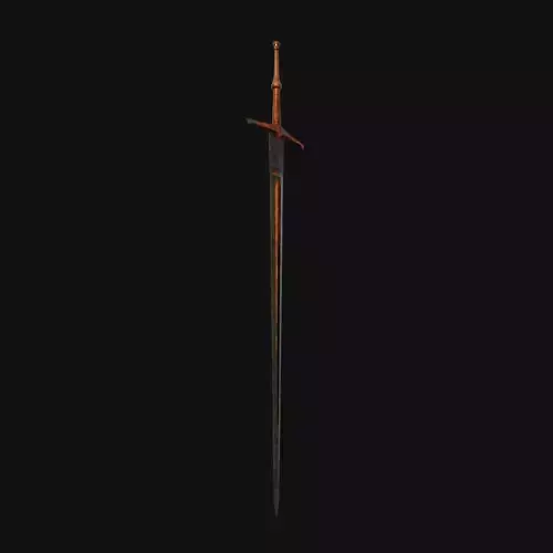 Techno Thunderblade Electrifying 3D Model Sword for Digital Tita