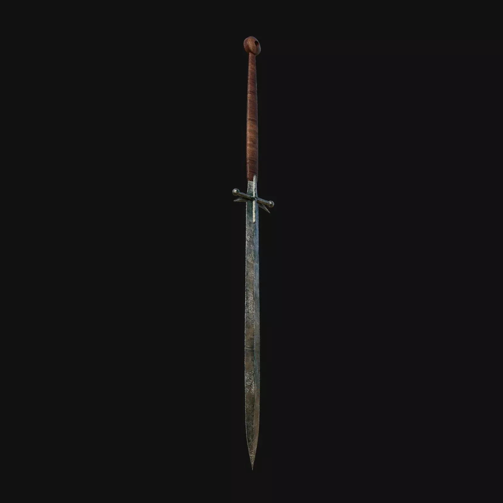 Digital Duelist Versatile 3D Model Sword for Virtual Warriors 3D model_0