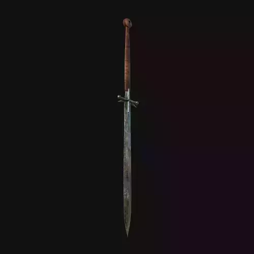 Digital Duelist Versatile 3D Model Sword for Virtual Warriors