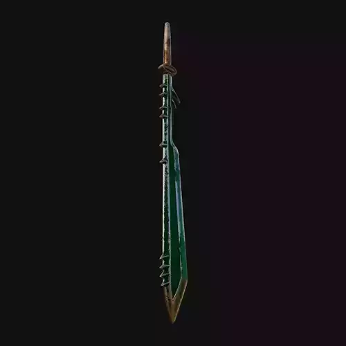 Digital Dragonblade Ferocious 3D Model Sword for Virtual Dragons