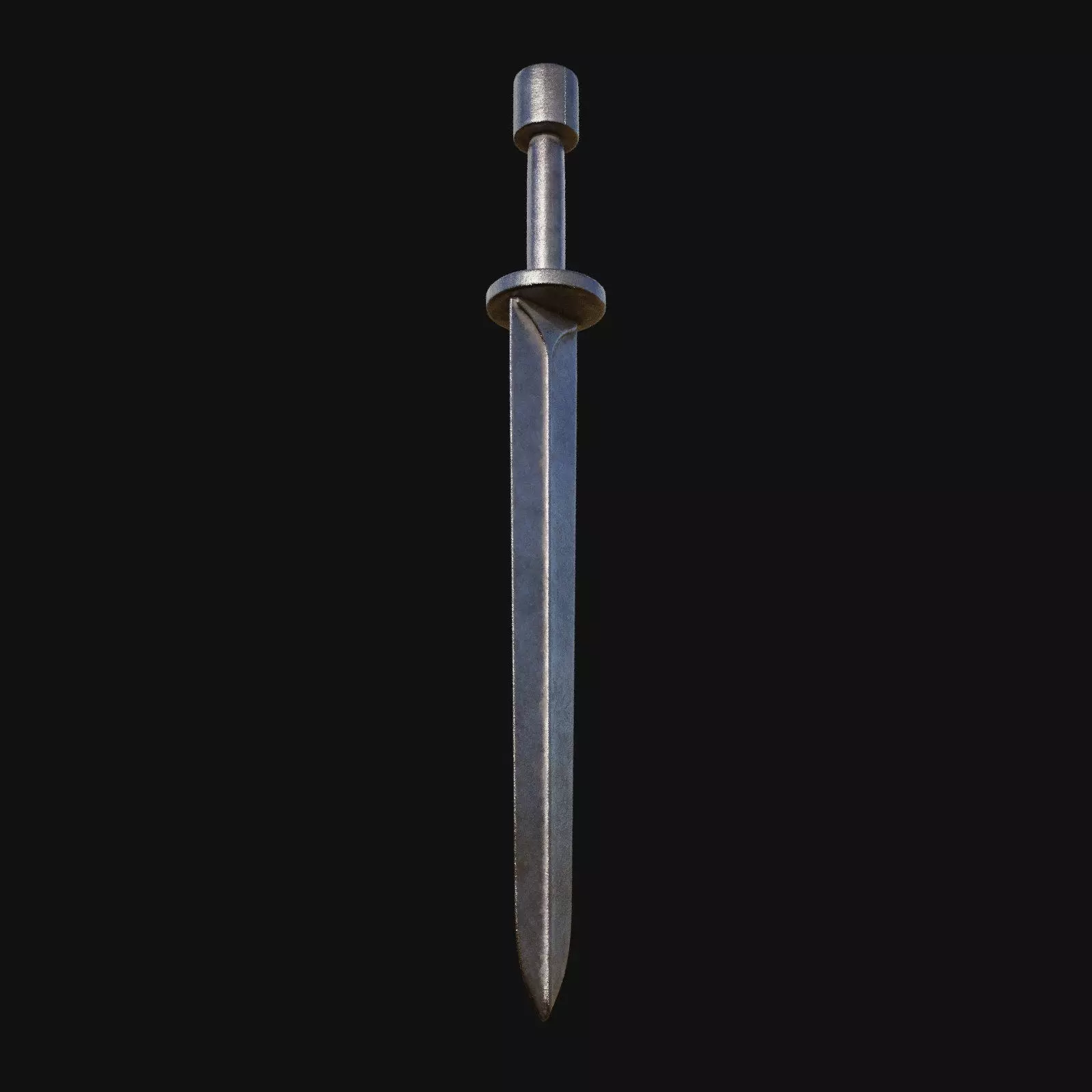 Chrono Crusader Time Bending 3D Model Sword for Digital Adventur 3D model_0