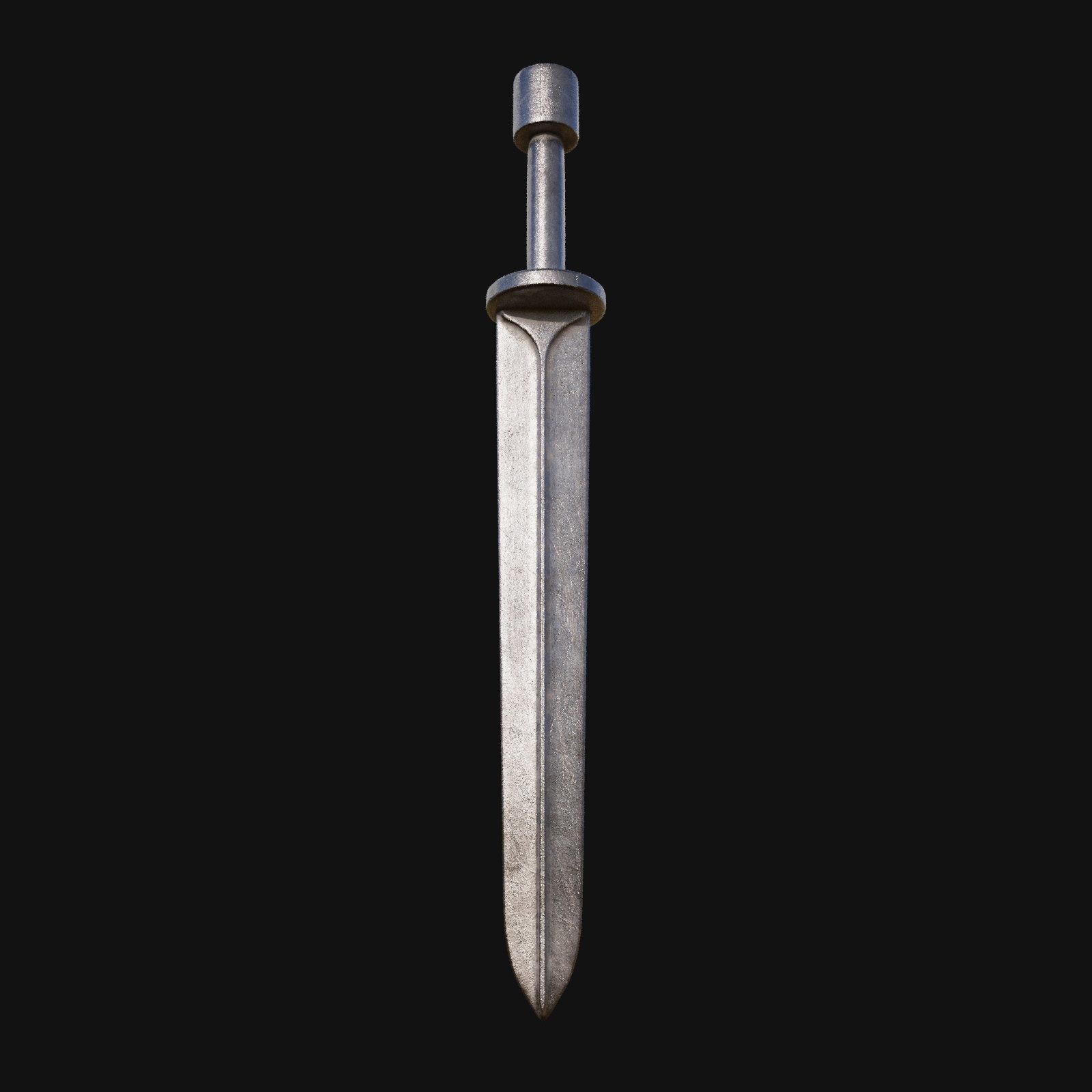 Chrono Crusader Time Bending 3D Model Sword for Digital Adventur 3D model_3