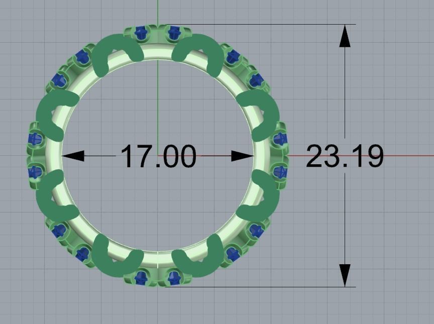 Ring Tiffany X model Lux Copy 3D print model_2