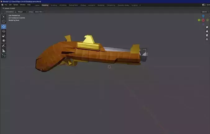  Pirate weapon LowPoly