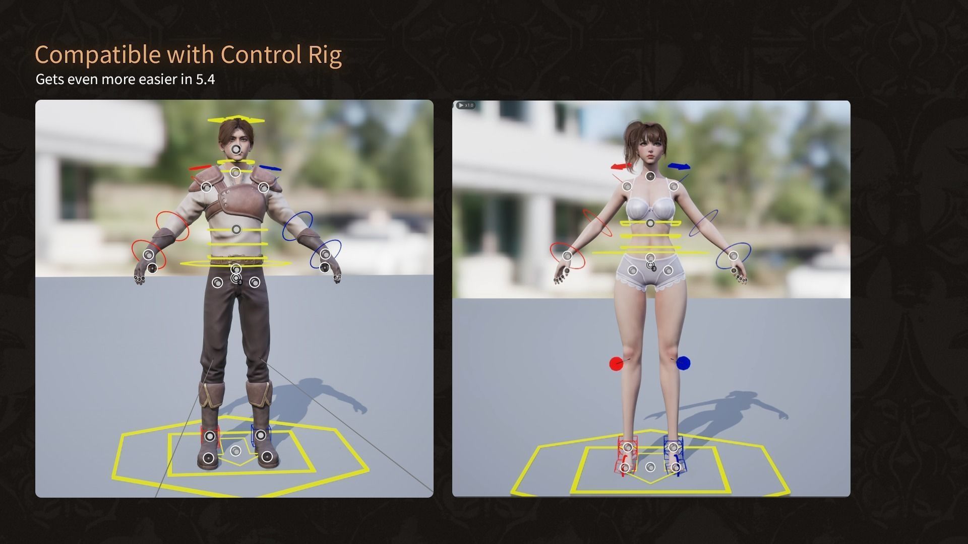 MMORPG Newbie Warrior - Medieval Fantasy Modular Character Low-poly 3D model_9