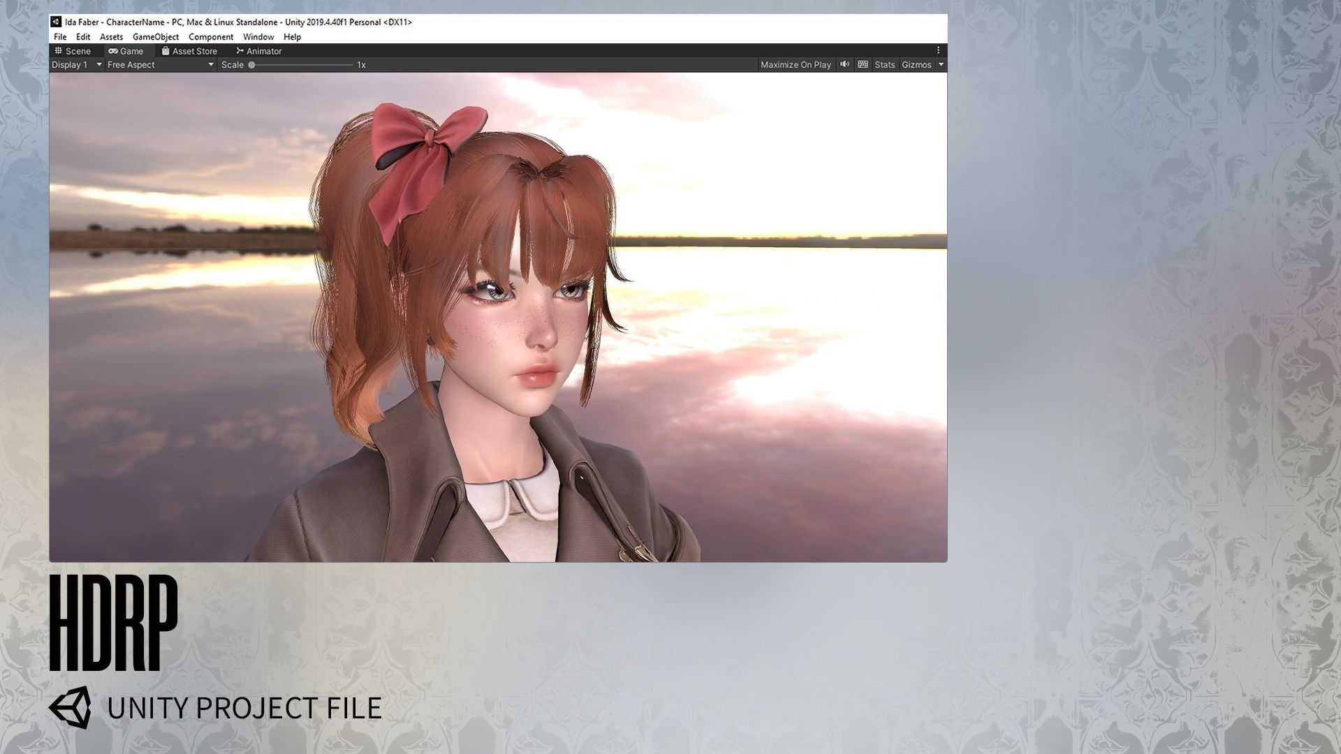 MMORPG Newbie Warrior - Medieval Fantasy Modular Character Low-poly 3D model_22