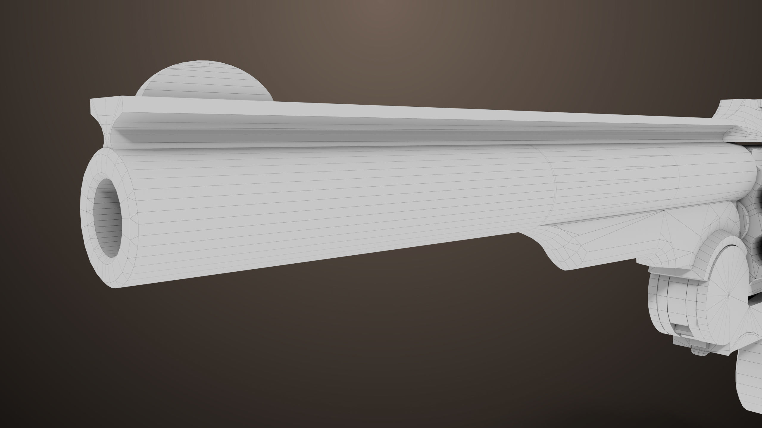 Revolver 02 Generic Black All PBR Unity UE Textures Low-poly 3D model_36