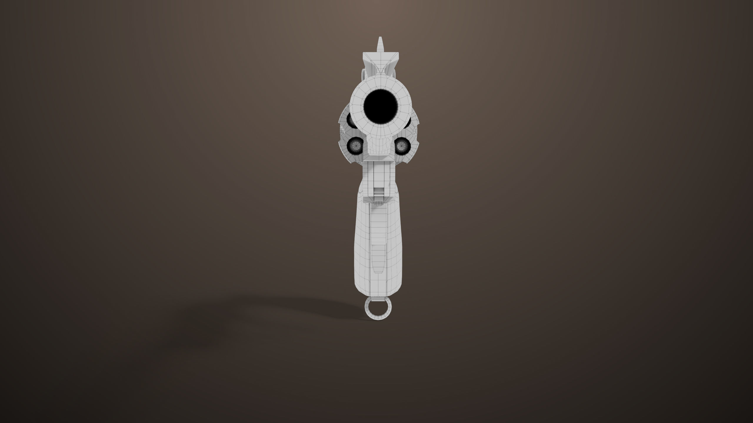 Revolver 02 Generic Black All PBR Unity UE Textures Low-poly 3D model_23