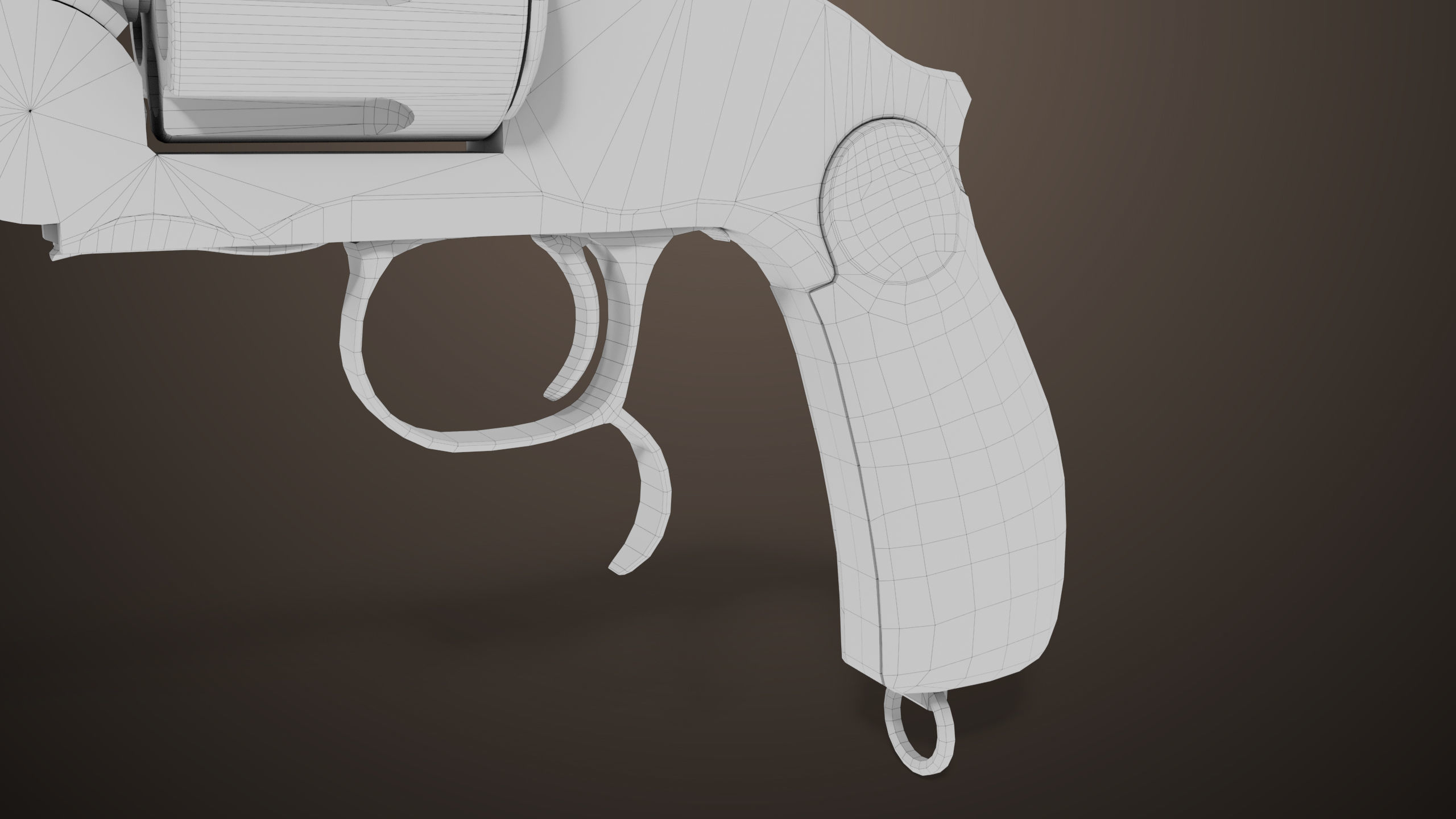 Revolver 02 Generic Black All PBR Unity UE Textures Low-poly 3D model_29