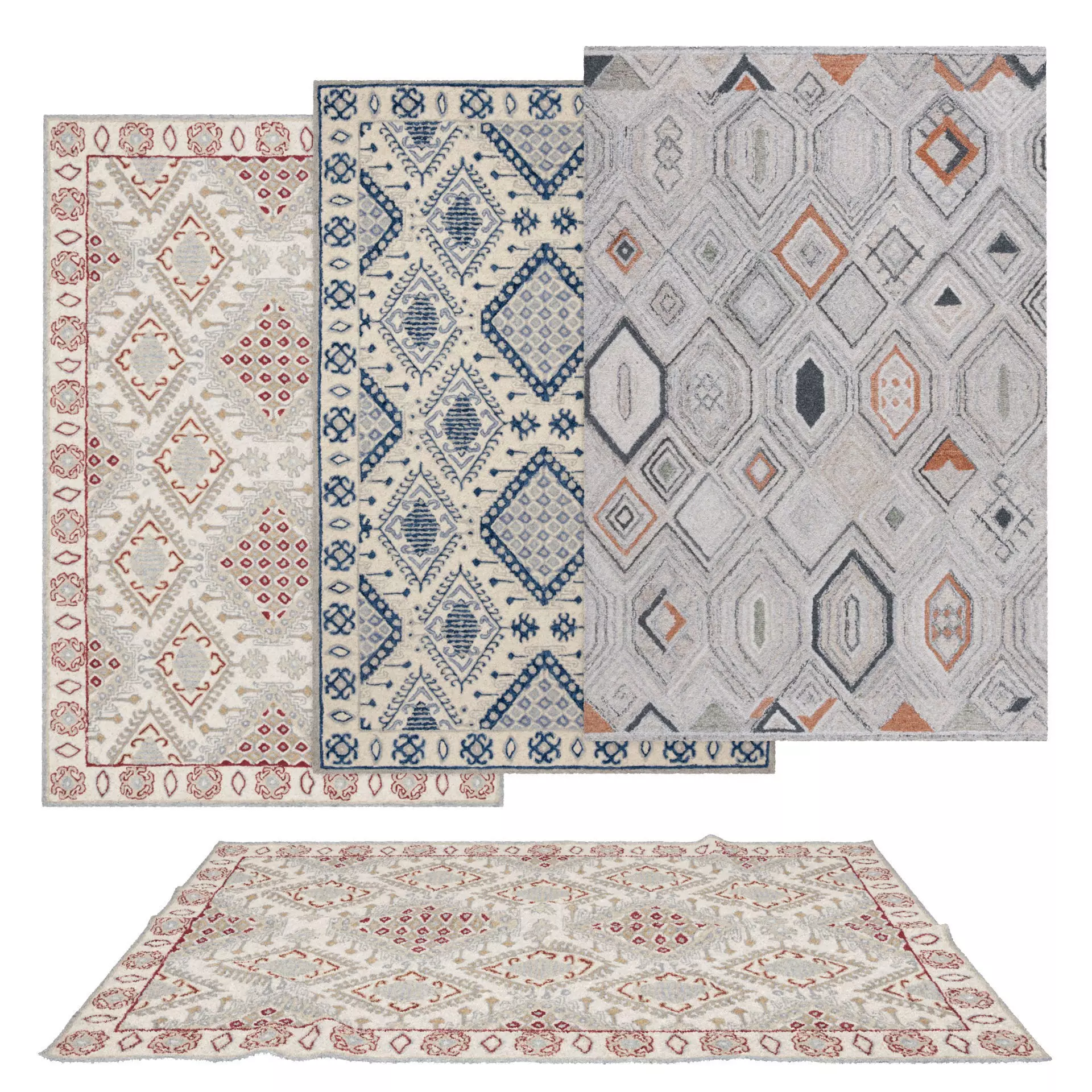 Rugs No 963 Low-poly 3D model