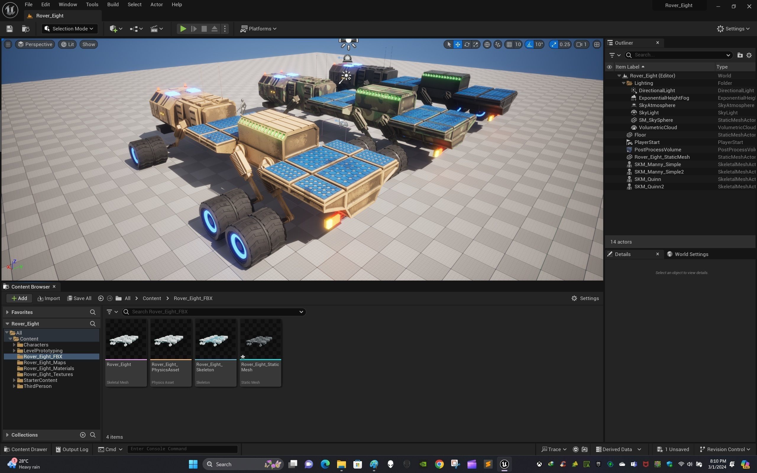 Rover Eight Low-poly 3D model_23