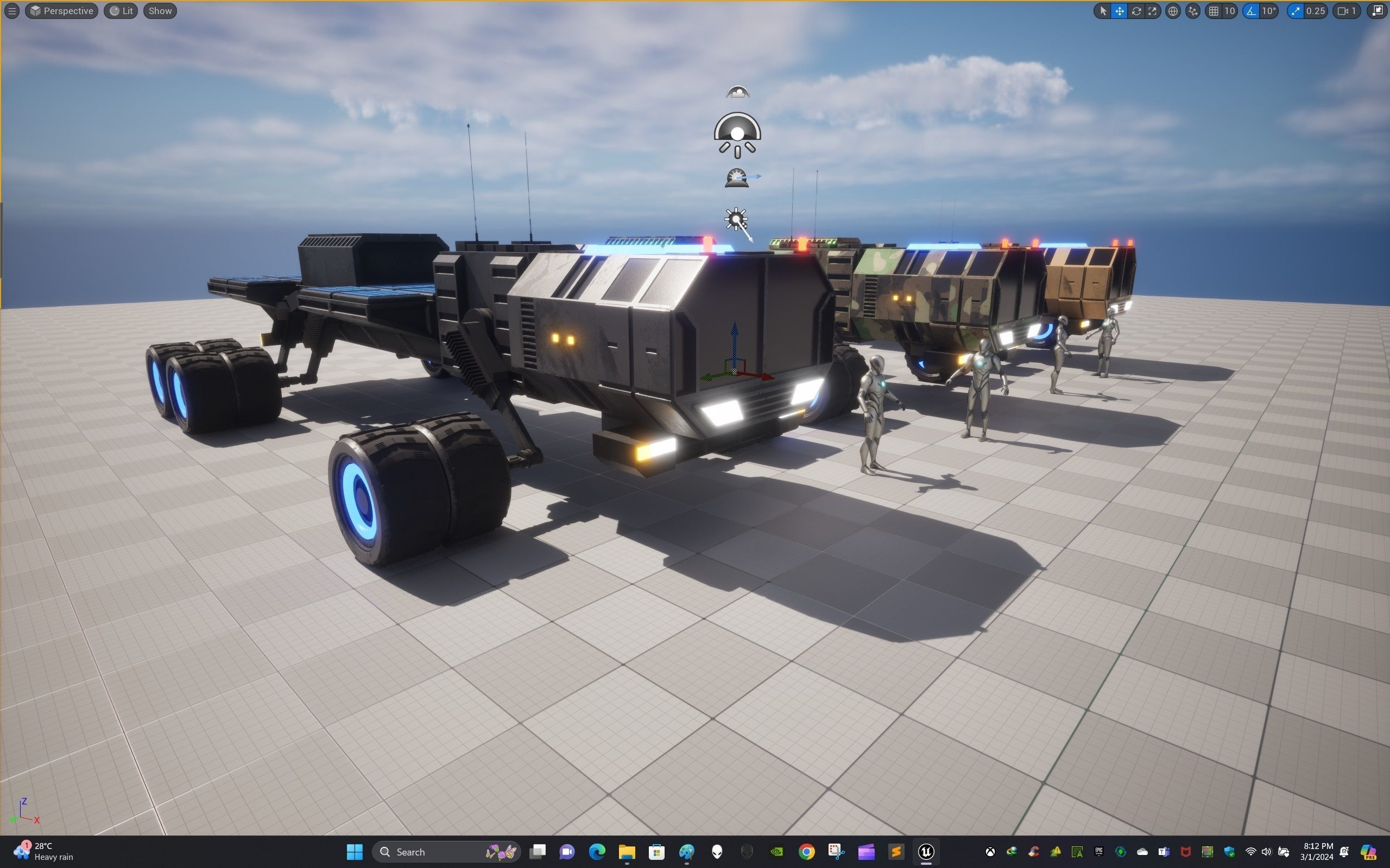 Rover Eight Low-poly 3D model_28