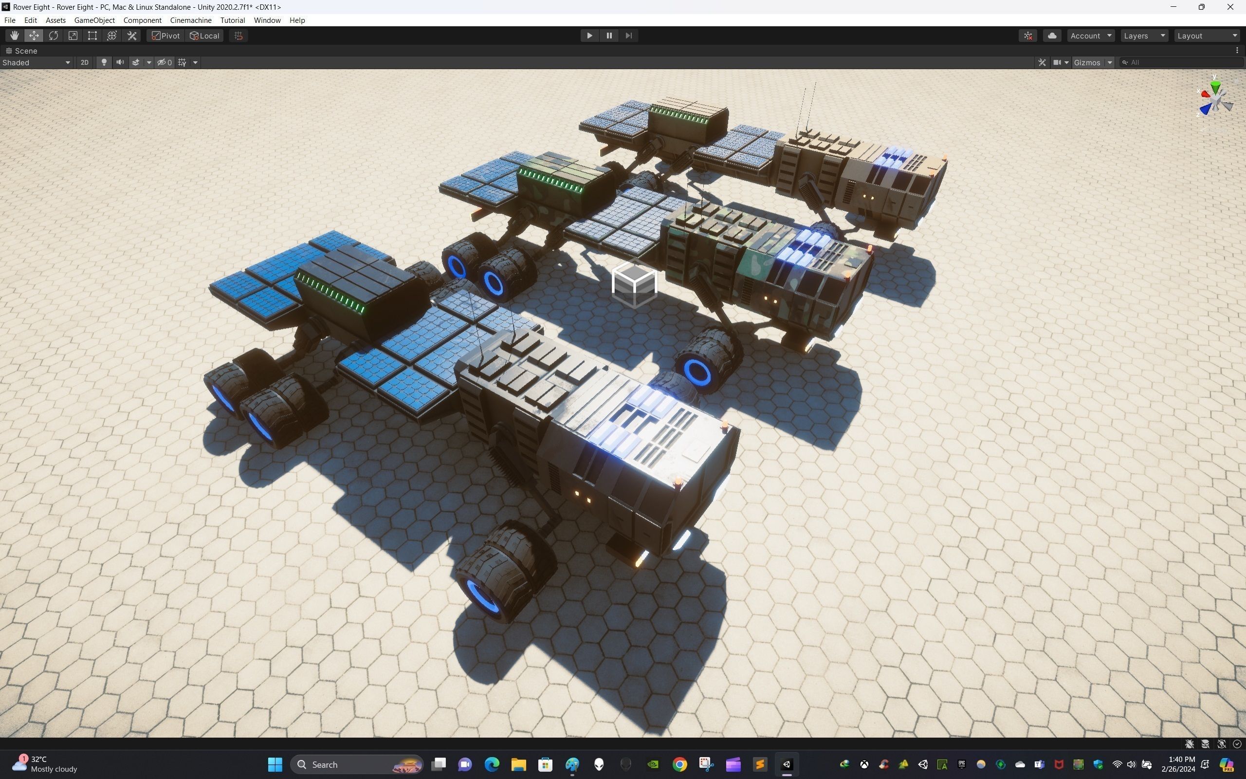 Rover Eight Low-poly 3D model_16