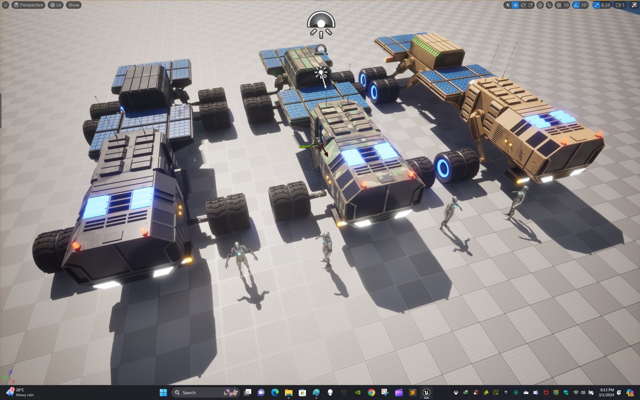 Rover Eight Low-poly 3D model_29