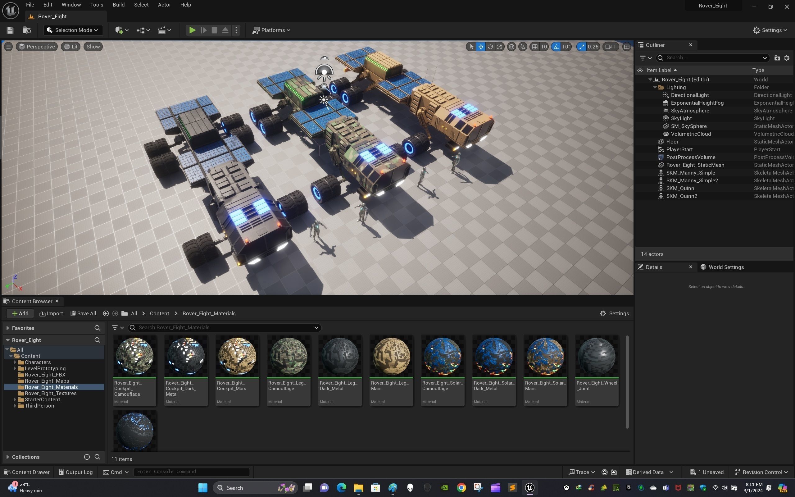 Rover Eight Low-poly 3D model_25