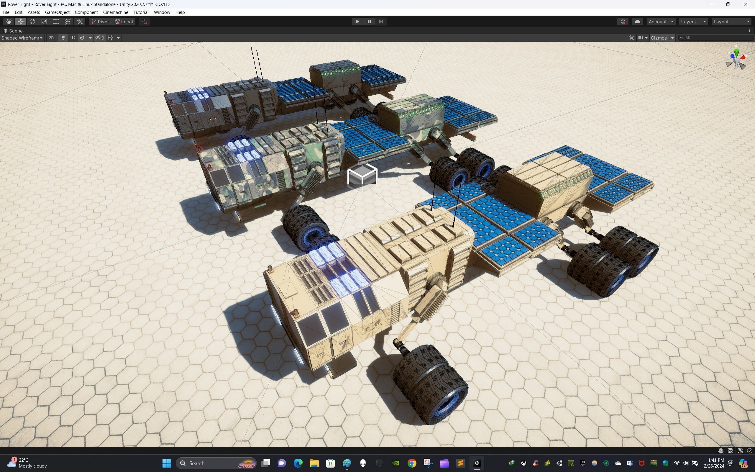 Rover Eight Low-poly 3D model_19