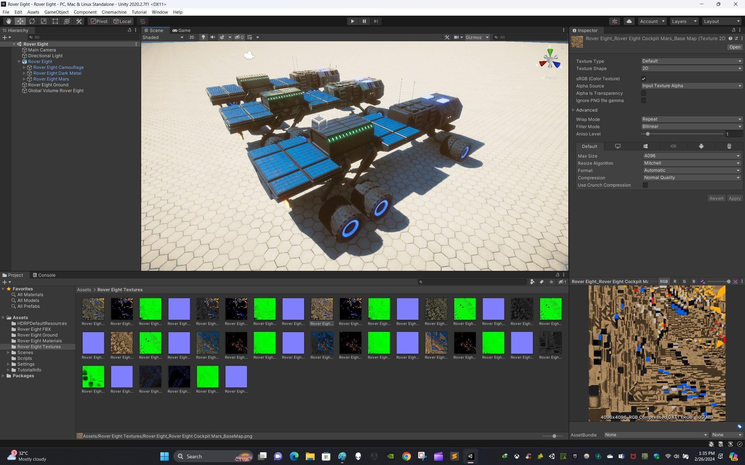 Rover Eight Low-poly 3D model_13