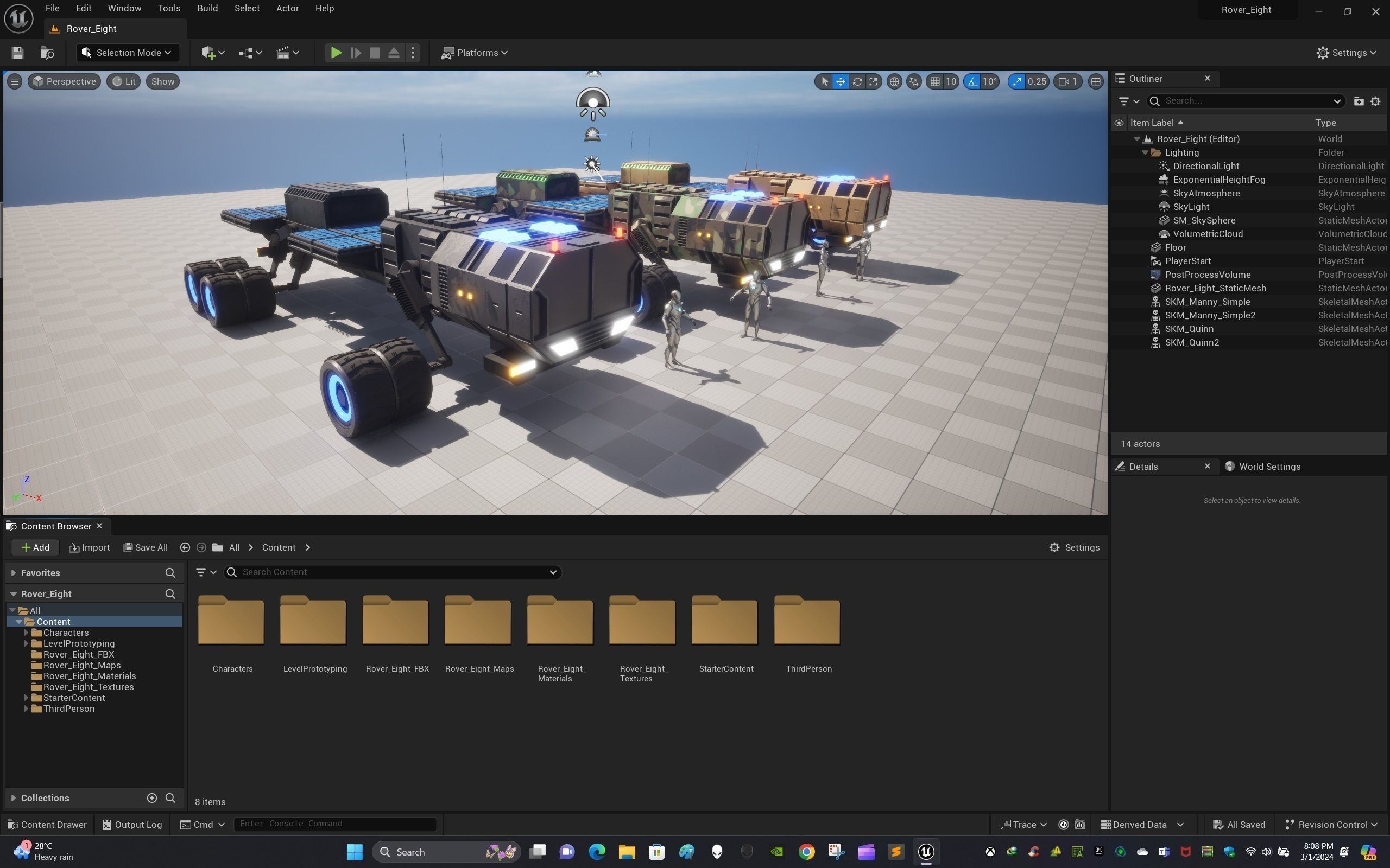 Rover Eight Low-poly 3D model_21