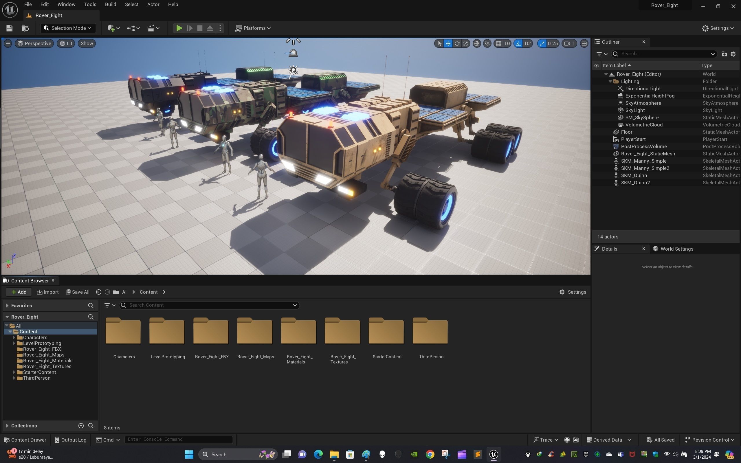 Rover Eight Low-poly 3D model_22