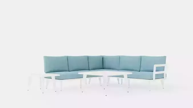 Villac sofa set W Blue