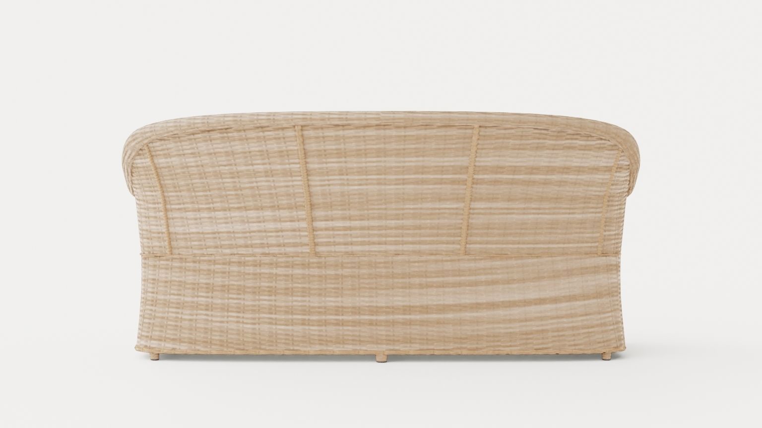 Roma 3-seater sofa Low-poly 3D model_4