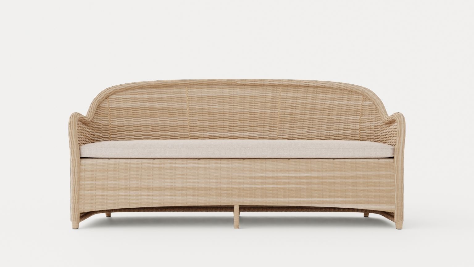 Roma 3-seater sofa Low-poly 3D model_1