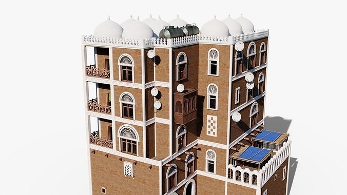 Middle East Apartment Low-poly 3D model 2