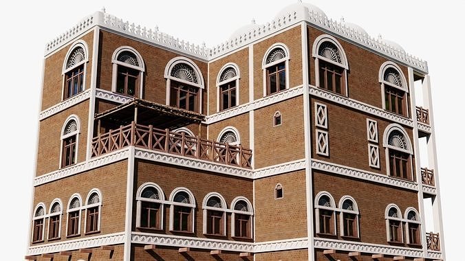 Middle East Apartment Low-poly 3D model 4