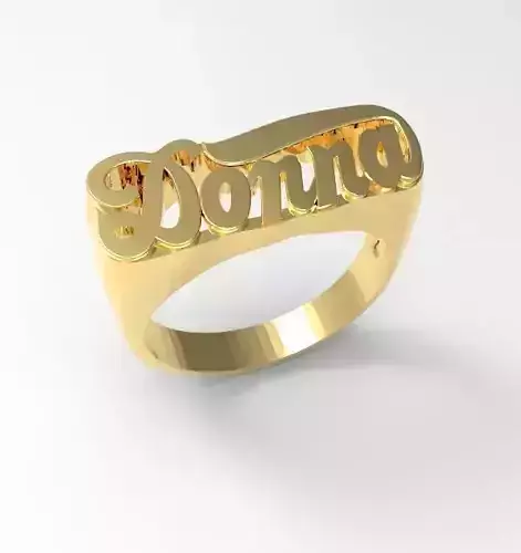 Donna name ring