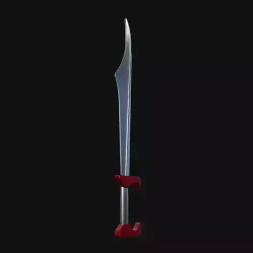 Cybernetic Claymore Robust 3D Model Sword for Digital Knights