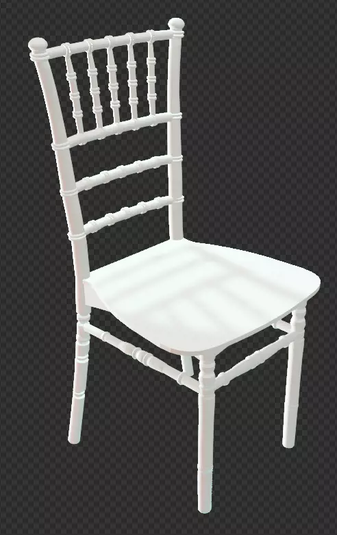 PLASTIC MARQUE CHAIR 3D model