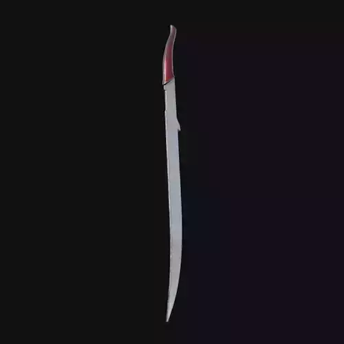 Spectral Scourge Haunting 3D Model Sword for Digital Revenants 3D model