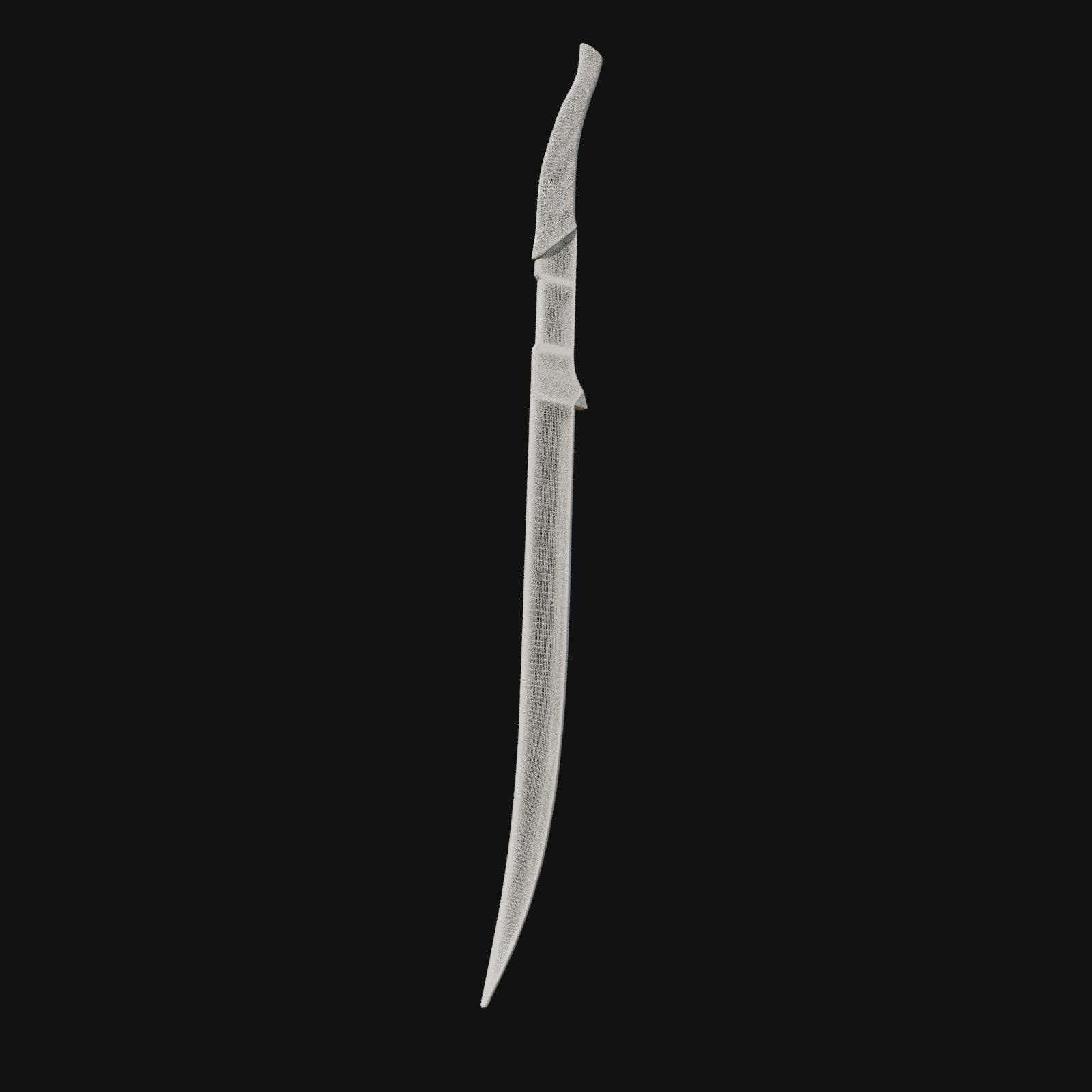 Spectral Scourge Haunting 3D Model Sword for Digital Revenants 3D model_3