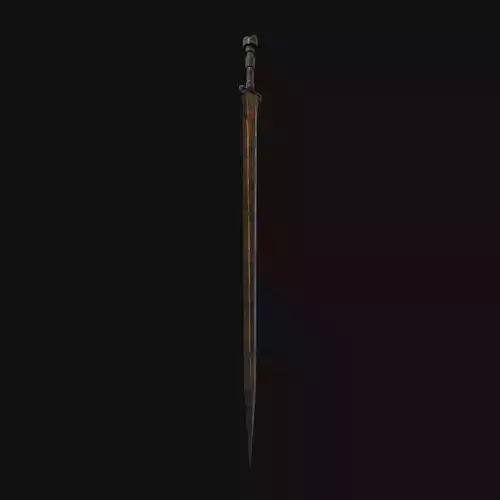 Inferno Reaver Blazing 3D Model Sword for Digital Firelords