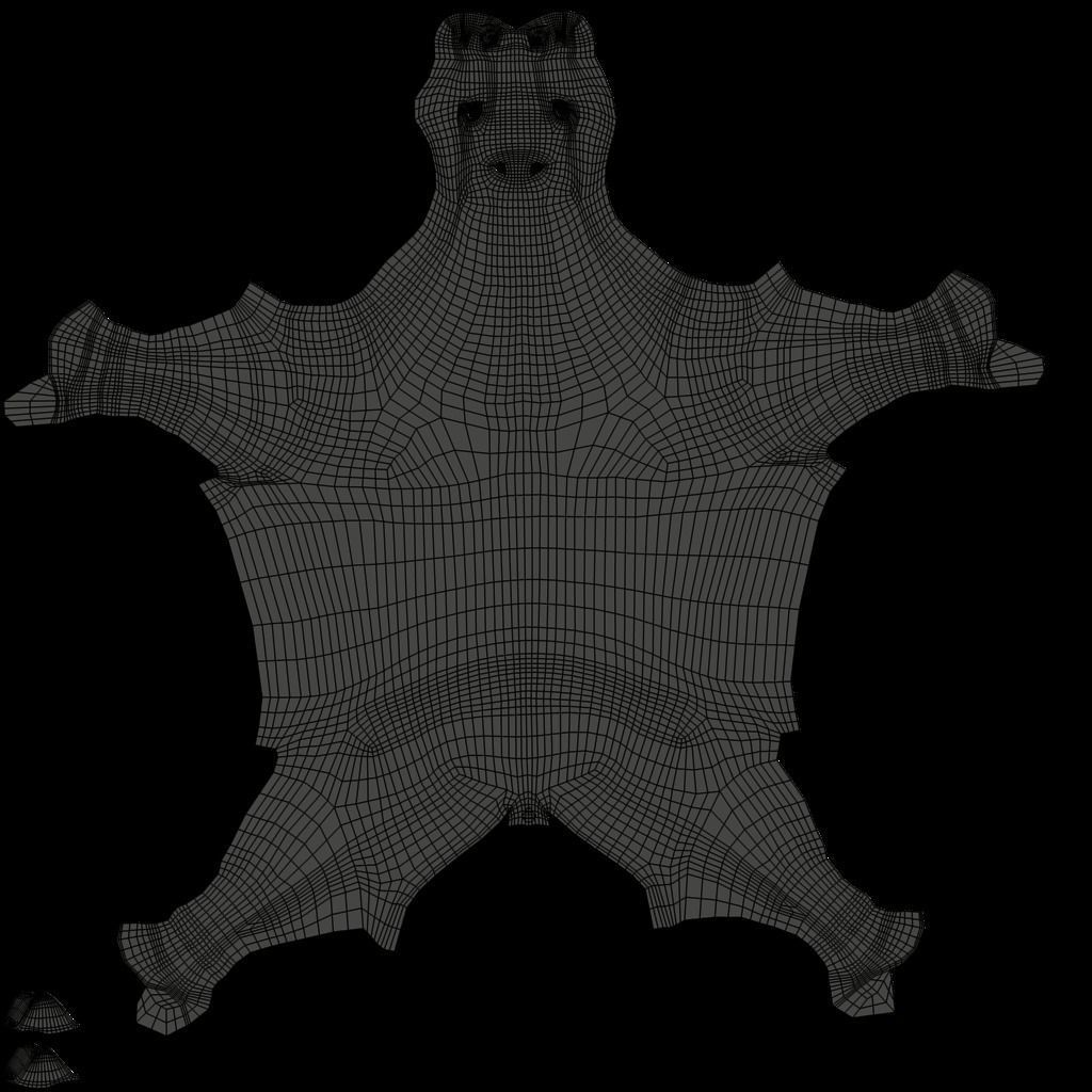 Saddled Horse Low-poly 3D model_14