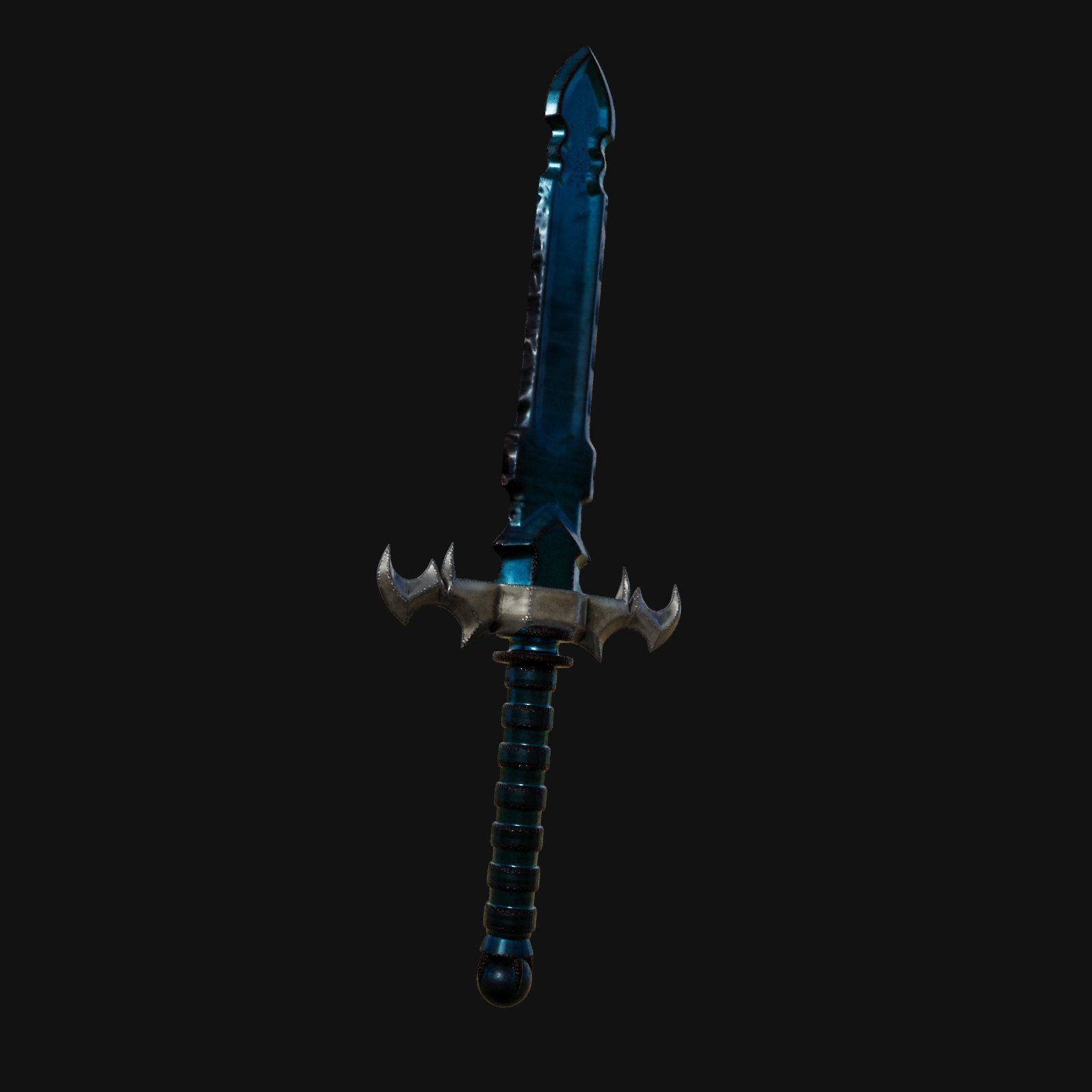 Frostbite Blade Icy 3D Model Sword for Digital Frostlords 3D model_3