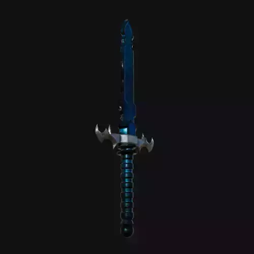 Frostbite Blade Icy 3D Model Sword for Digital Frostlords