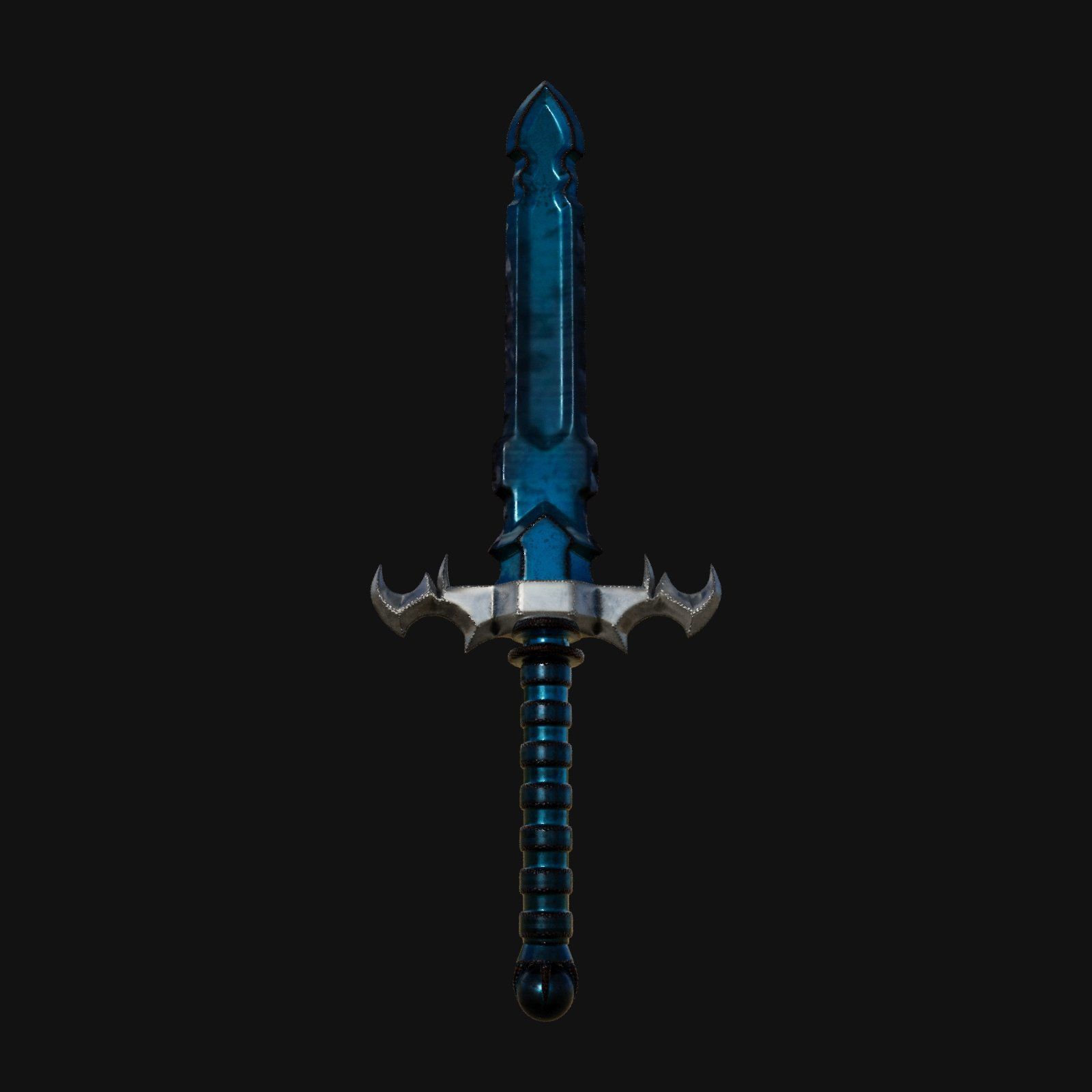 Frostbite Blade Icy 3D Model Sword for Digital Frostlords 3D model_2